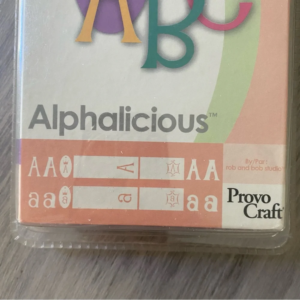 Cricut Alphalicious Cartridge - Still in wrapper Provo Craft Letter Cutter